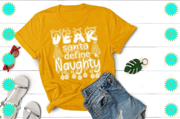 Dear Santa Define Naughty Graphics Freebies