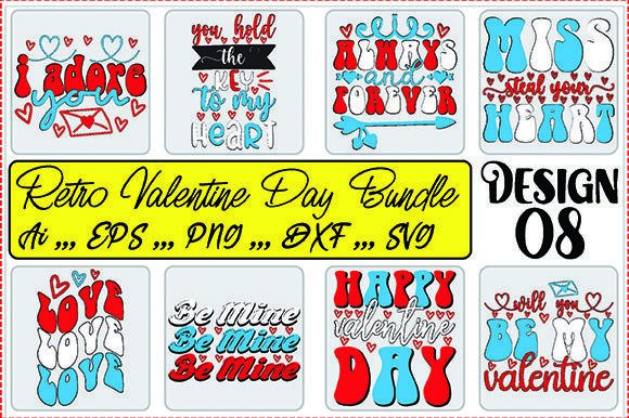 Retro Valentine Graphics: Freebies for Branding