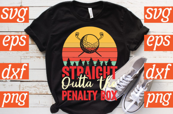 Straight Outta the Penalty Box Graphics for Crafts